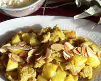 Curry de veau à l'ananas frais