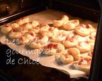 Palmiers jambon, fromage