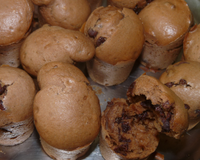 Mini muffin au chocolat