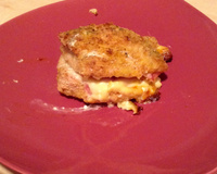 Cordon bleu maison au fromage hamburger