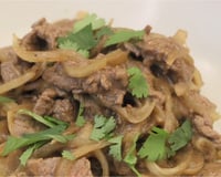 Boeuf aux oignons à la Chinoise