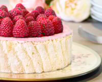 Charlotte revisitée aux framboises