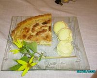 Tarte aux pommes et noix de coco