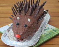 Gâteau hérisson d'anniversaire