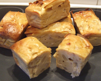 Mini-cakes au foie gras et à la poire