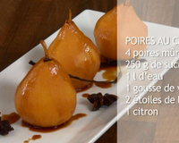 Poires au caramel
