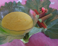 The rhubarb curd