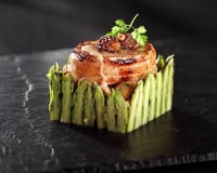 Pluma de pata negra aux cèpes et au Banyuls