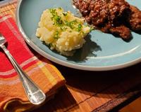 Des steaks de biche associé à la douceur de la cerise.