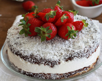 Lamington cake sans gluten