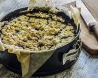 Crumble aux quetsches