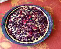 Tarte aux mures amandées