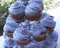 Cupcake au parfum de lavande.