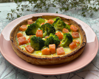 Tarte saumon brocoli