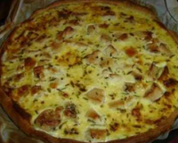 Tarte aux olives et au poulet