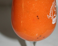 Smoothie de carotte et d'orange