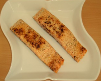 Saumon au sirop d'érable et sésame