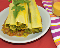 Cannellonis de haricots verts