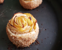 Mini-tartelettes fleurs de pommes