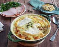 Croziflette revisitée au rôti de porc