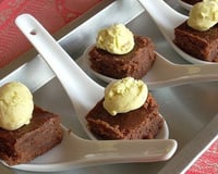 Fondant marron-chocolat