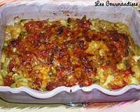 Avec des courgettes du jardin, voici un gratin qu'on a particulièrement bien aimé ! Le vin blanc apporte un bon petit goût à ce gratin.