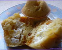 Muffins au fromage de chèvre et aux poivrons