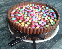 Gâteau Smarties/Fingers