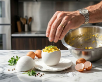 L'astuce du chef Éric Frechon pour des œufs brouillés incroyablement crémeux
