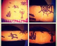 Un gâteau roulé d'halloween pour épater vos invités le 31 Octobre.