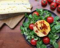 Mini-flans de courge butternut au Morbier