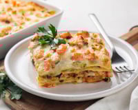 Lasagnes au saumon fumé et courgettes au Thermomix