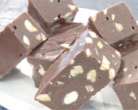Fudge au chocolat et beurre de cacahuètes