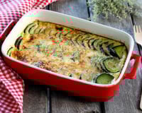 Gratin de courgettes au gruyère