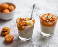 Panna cotta aux abricots rôtis au Cookeo