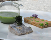 Recette simple avec très peu de matières grasse ni creme, alliant le iode et les protéines des algues en complément de celles du poisson et des très bonnes valeurs nutritives…