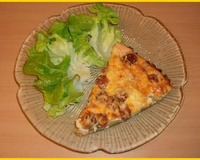 Quiche aux merguez, courgettes et cumin