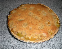 Tarte aux abricots et à la crème de noisettes