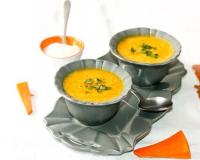 Soupe potiron lentilles corail