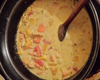 Wok poulet coco curry