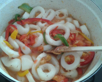 Anneaux d'encornets à la provençale