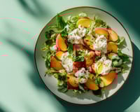 “Cette salade c’est vraiment une valeur sûre pour l’été” : testez le combo nectarine et mozzarella avec cette recette estivale !
