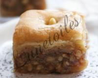 Baklawa aux noix nobles.