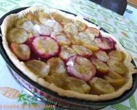 Une tarte toute simple quand on croule sous les prunes en été...