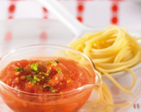 Coulis de Tomates de France ronde, miel et gingembre