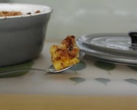 Crumble mangue-banane noix de coco