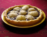 Tarte poires chocolat