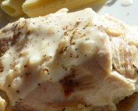 Pintade à la crème d'estragon