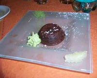 Brownie - mousse de thé vert