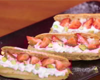 Eclairs fraises chantilly au Companion